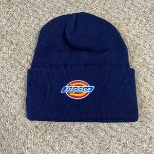 Vintage Dickies Beanie Strick bestickt Watchman USA Grunge Workwear - Bild 1 von 3