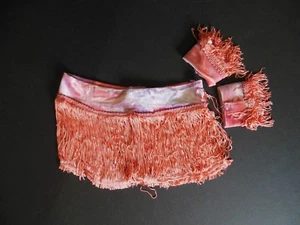 New tiedye velvet band fringe skirt w/fringe fringe armbands Snap on small child - Picture 1 of 4