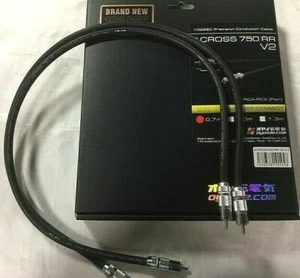 New OYAIDE ACROSS750 RR V2 (0.7m) Pair RCA Interconnect Cable Audio from Japan - Picture 1 of 3