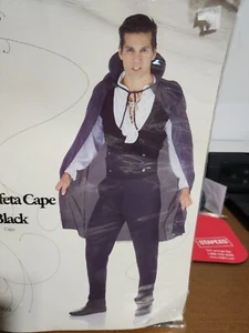 XX 29491 38" Taffeta Cape Men Costume Underwraps - Picture 1 of 1