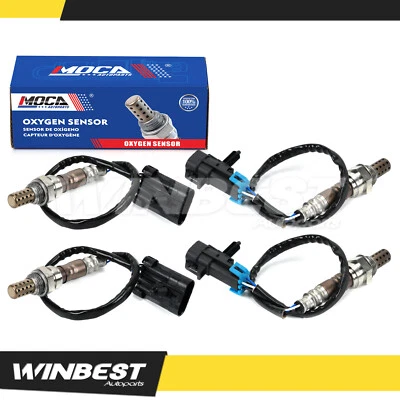 4x Sensor de oxígeno O2 aguas arriba aguas abajo apto para Chevrolet GMC 1500 2500 Tahoe Yukon Foto 1 de 4