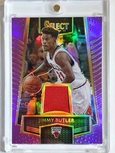 2016 Panini Select Jimmy Butler #PATCH PURPLE /99 Prizm Game Worn Jersey - Rare - Picture 1 of 4