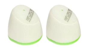 2x Kawasaki Motocross Foam Air Filters KX 80 85 100 1991 - 2021 HiFlo Filtro MX - Picture 1 of 1