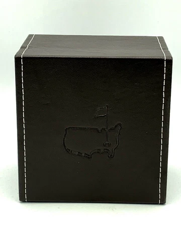 Augusta National Masters Golf Collectible Leather Watch Gift Box Cover