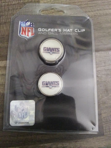 NEW MCARTHUR TOWEL & SPORTS NFL NEWYORK GIANTS  GOLFER'S HAT CLIP FACTORY SEALED Cover