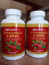 Vitamin C + Zinc with Rose Hips 60 capsules