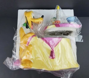 Disney Auctions Pluto At The Dinner Table Cookie Jar Limited Edition 250 NIB NEW - Picture 1 of 7