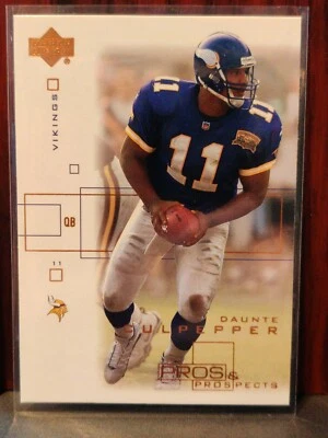 2001 Upper Deck Pros & Prospects Daunte Culpepper #51 🏈 Minnesota Vikings - Image 1 of 2