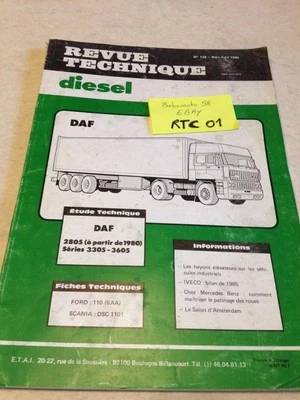 Revisione Tecnica Automobile Diesel Camion DAF 2805 3305 3605 RTA Sospensione - Immagine 1 di 4