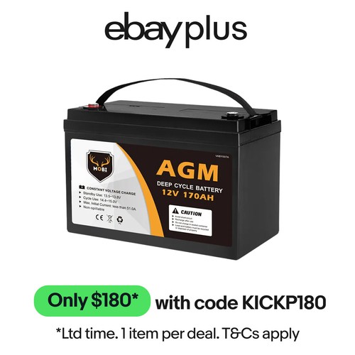 170AH 12V AGM Deep Cycle Battery