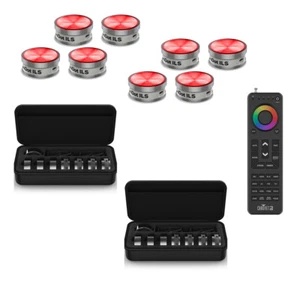 2x Chauvet DJ CoDot ILS 4 Packs with RFC-XL Remote + Carry case & frost lens - Picture 1 of 10