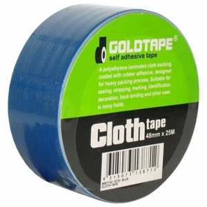 Cloth / Race Tape 48mm x 25 Metre Roll Blue 100 Mile / Gaffer Tape WB7130 - Picture 1 of 5