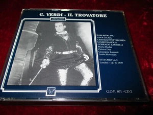2-CD-Box-G.Verdi--IL TROVATORE--Björling-Cigna-Basiola--Vittorio Gui-Sehr gut !- - Bild 1 von 3