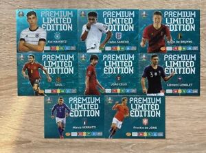 PANINI ADRENALYN XL UEFA EURO 2020 PREMIUM LIMITED EDITION SET 8 CARDS