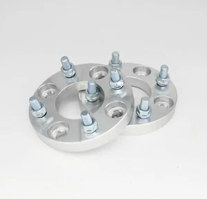 2 Wheel Spacers Adapters | 4x108 To 4x100 | 15mm Thick | 4 Lug | 4x4.25 To 4x100 - Picture 1 of 1