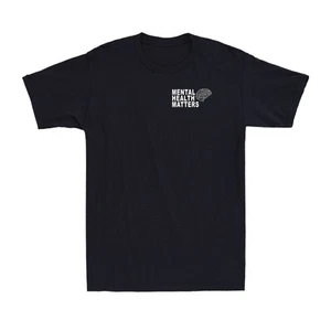 Mental Health Matters Mental Health Awareness Inspiration Gift Men's T-Shirt - Picture 1 of 9