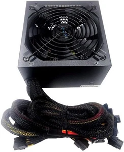 Nueva fuente de alimentación ATX Apevia 700W 20+4 pines con SATA, Molex, PCI 6+2 pines y 4 pines - Imagen 1 de 2