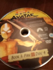 AVATAR BOOK3 DISC4 DVD DISC ONLY USED TESTED FREESHIP NOTRACKING - Picture 1 of 1