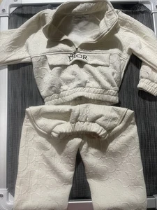 Christian Dior Children’s Size 6 Two Piece Sweater Track Suit - Picture 1 of 1