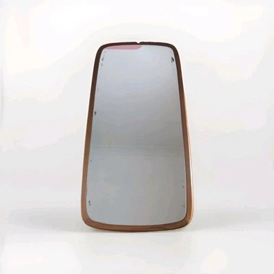 Wall Mirror Mid Century Teak  Vintage Recatangle Round Edge Interior Design 73cm - Image 1 of 4