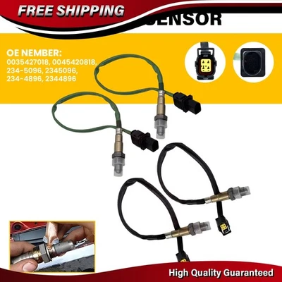 4x Sensores de Oxigênio Up+Downstream Para Mercedes-Benz C300 CL550 E350 ML63 2008-2012 - Imagem 1 de 4