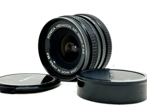 【COMO NUEVO con tapas. 】 Lente gran angular MF Konica Hexanon AR 28mm F/3.5... - Imagen 1 de 11