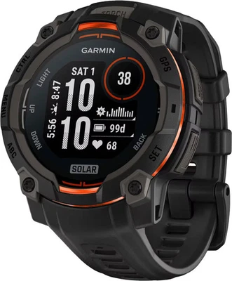 Garmin - Instinct 3 Solar GPS Reloj Inteligente 45 mm Polímero Reforzado con Fibra - Azul... Foto 1 de 4