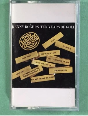 KENNY ROGERS TEN YEARS OF GOLD CASSETTE TAPE! - Image 1 of 4