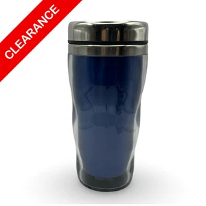 NEW Blue Travel Coffee Mug 16 oz Insulated Tumbler - Picture 1 of 3
