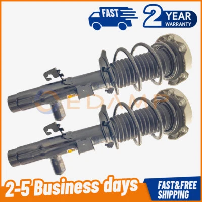 Pair For BMW F30 F31 F32 F36 340i 435i xDrive AWD Front Shock Struts Assys w/EDC - Image 1 of 4