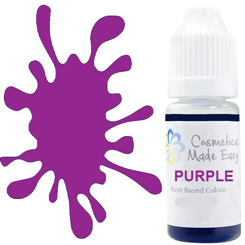 PURPLE Cosmetic Liquid Colour - Water Based Dye, Soap Making, Creams, Bath Bombs - Image 1 of 1