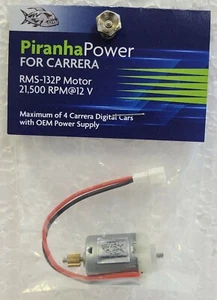 PIRANHA RMS-132P 21,500 RPM MOTOR DIRECT FIT FOR CARRERA 1/32 SLOT CAR MOTOR - Picture 1 of 2