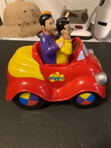 Vintage The Wiggles Musical Big Red Car Spinmaster 2003 Tested Works low miles Cover