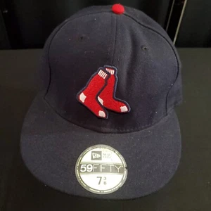 Boston Red Sox New Era 59 Fifty Herren Cap Socke Alternate On Field Navy Mütze 7 3/8 - Bild 1 von 14