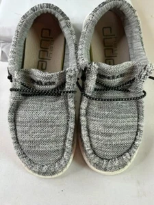 Hey Dude Wally Stretch Shoes, Youth Size 2 EU 34 good used - Picture 1 of 5