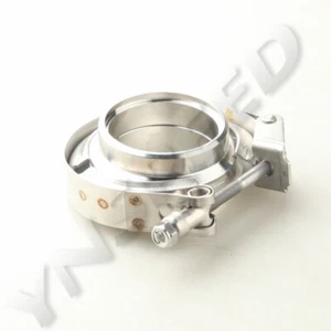 Abrazadera de banda en V de liberación rápida de 2 pulgadas de acero inoxidable de EE. UU. + Kit de brida macho/hembra - Imagen 1 de 7