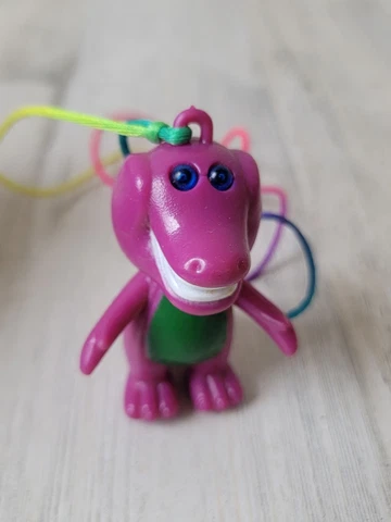 Mini purple Barney necklace toy figure accessory Cover