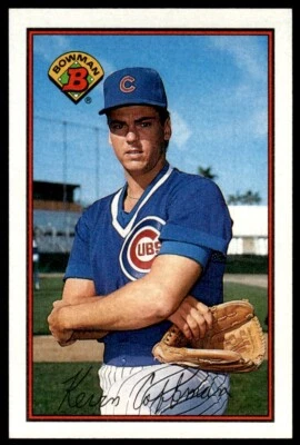 1989 Bowman Baseball Card Kevin Coffman Chicago Cubs #282 - Image 1 of 2
