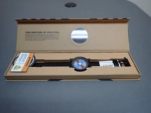 NEW Projects Watches PJT-7520 CD Watch 40mm Black Leather Strap Watch - Picture 1 of 15