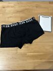 Dsquared2 Icon Boxer Shorts Trunks Black Size Large Brand New With Tags DSQ2