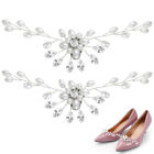 2 PCS Sparkly Things to Add Shoes Clips for Flats Pearl Accessories