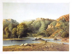 The River Katcha C. Bossoli W.L. Walton 1. Januar 1856 von Day & Son Lithograph - Bild 1 von 6
