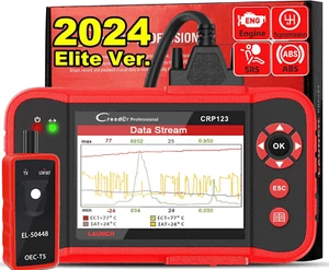 Escáner LAUNCH CRP123 OBD2 ABS SRS lector de códigos comprobación motor herramienta de diagnóstico de automóvil - Imagen 1 de 17