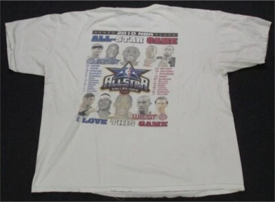 Rare VTG NBA All Star Game Dallas 2010 Kobe Bryant LeBron James T Shirt 2000s - Image 1 of 4