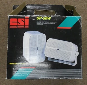 SP-50W 2 Way Bass Speaker System New Open Box 0801-02M - Picture 1 of 3
