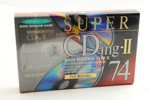 TDK Super CD ing-II High Position Type II Cassette Tape 74 min - Picture 1 of 4