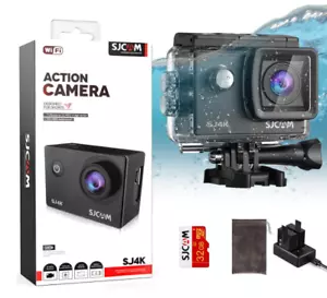 SJ4000 Action Camera 4K30fps 40MP WiFi Camera with Stabilization,Waterproof - Picture 1 of 8