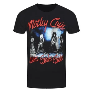 Motley Crue T-Shirt Smokey Street Rock Band Official Black New - Picture 1 of 4