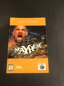 wcw mayhem n64 manual - Picture 1 of 5