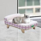 Elevated Cat Bed Warm Anti Slip Bottom Kennel Pad for Indoor
